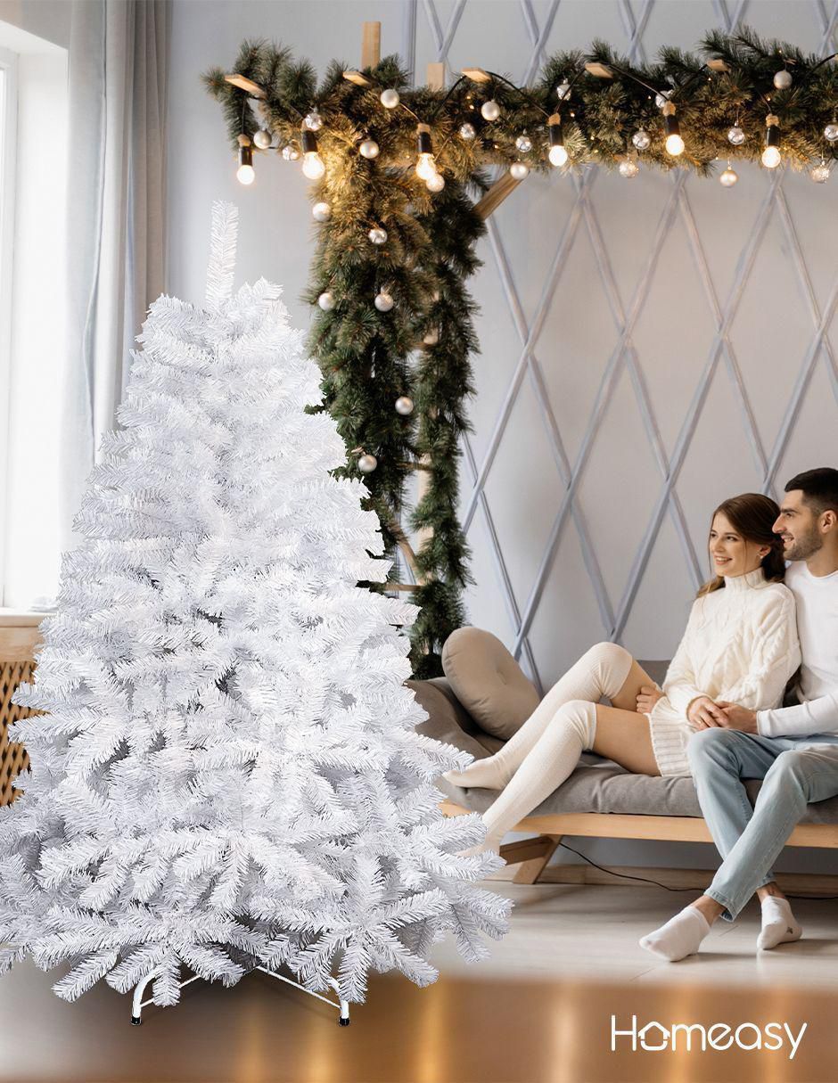 Árbol de navidad Blanco de plástico 5