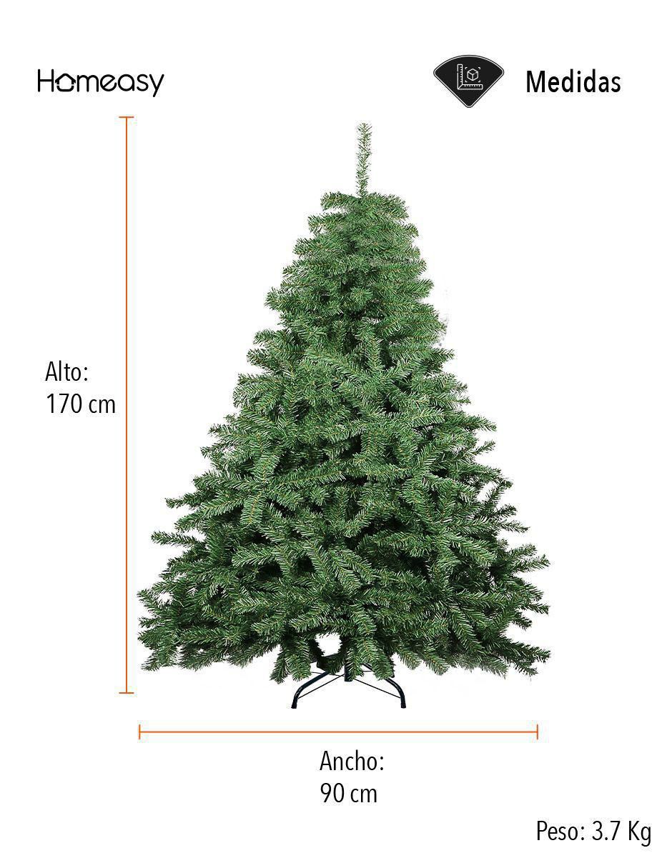 Árbol de navidad Frondoso de plástico 6