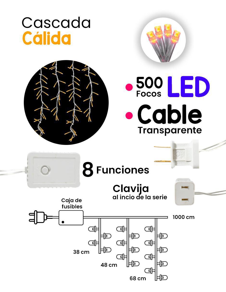 Serie LED L562402 con 500 focos 5