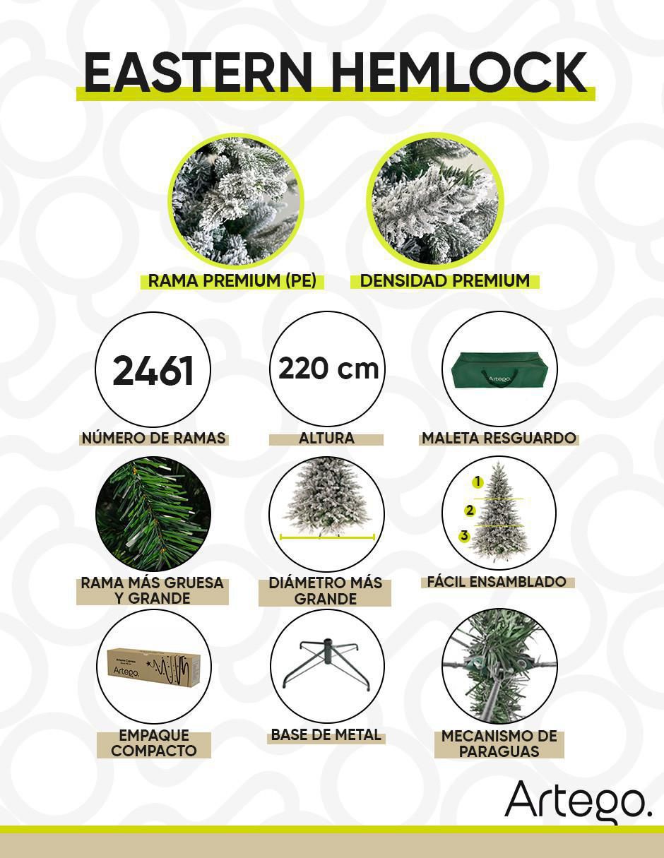 Árbol de navidad Hemlock 4