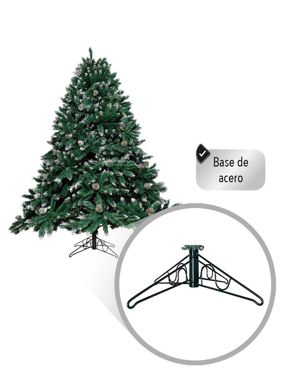 Árbol de navidad Con Piñas de plástico con 150 luces 3