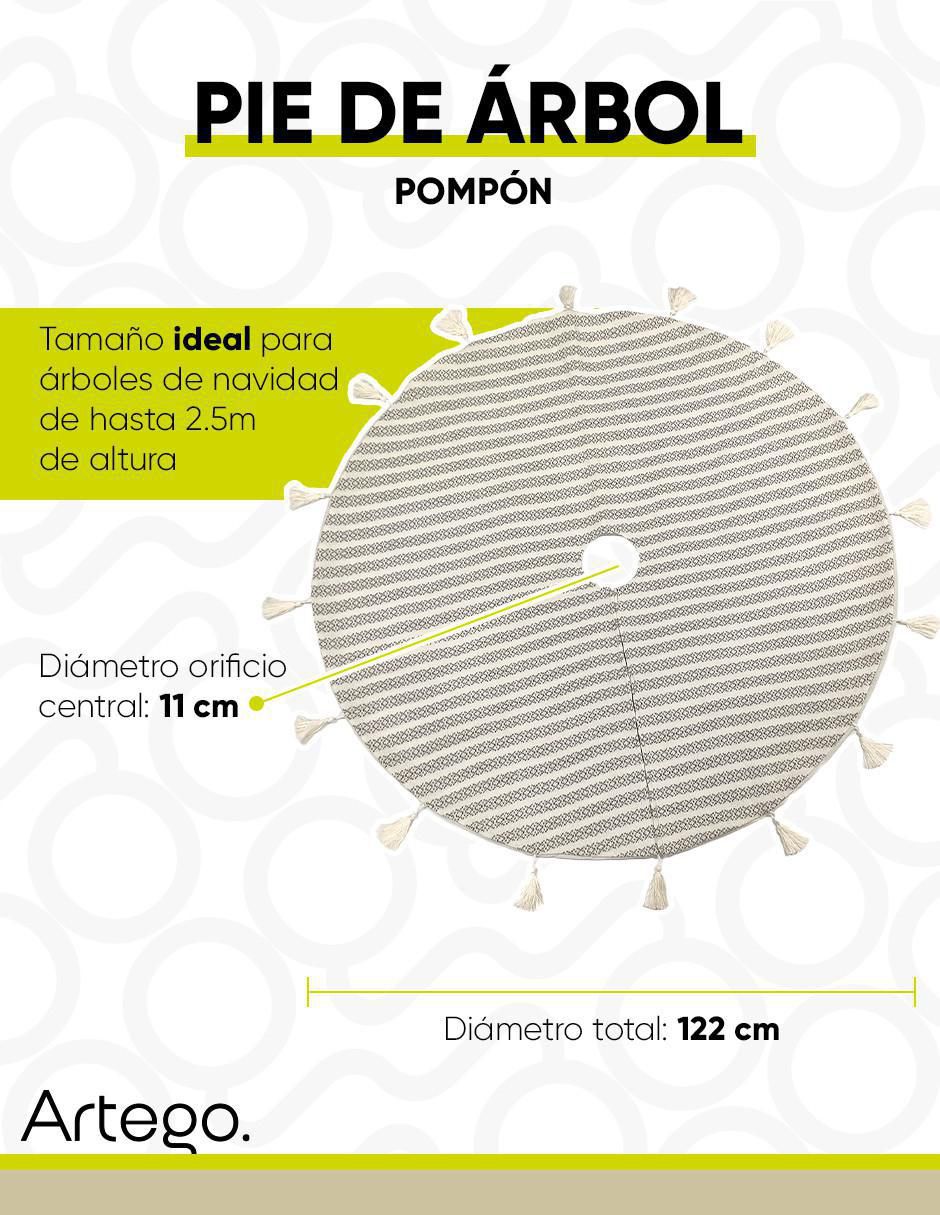 Pie de árbol Pompón 6