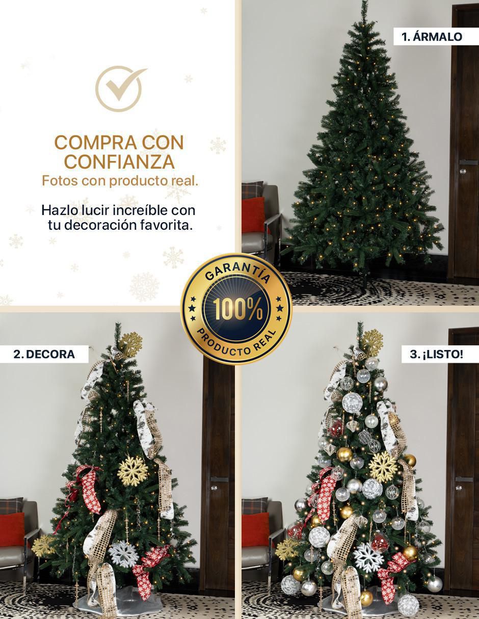 Árbol de navidad con 350 luces 5