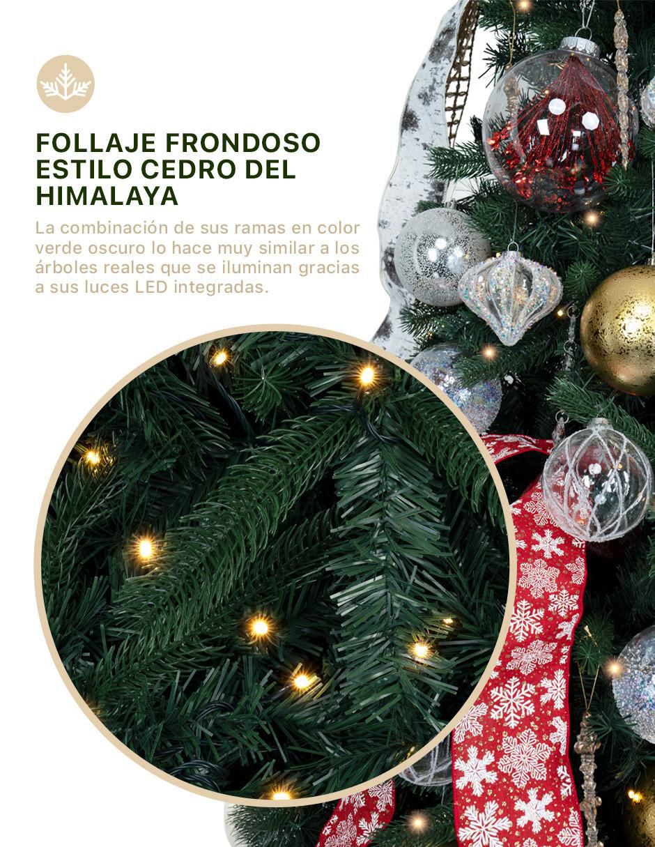 Árbol de navidad con 450 luces 2