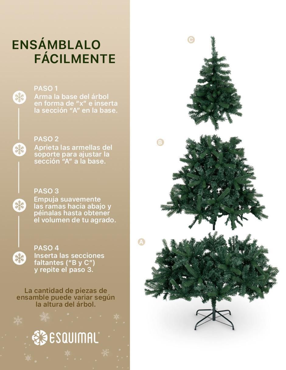 Árbol de navidad con 450 luces 4
