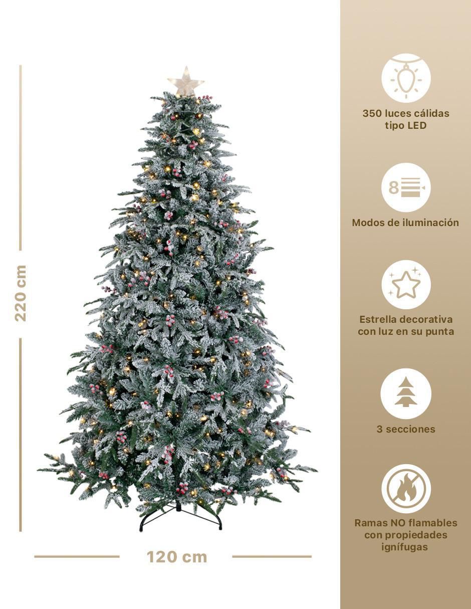 Árbol de navidad con 350 luces 7