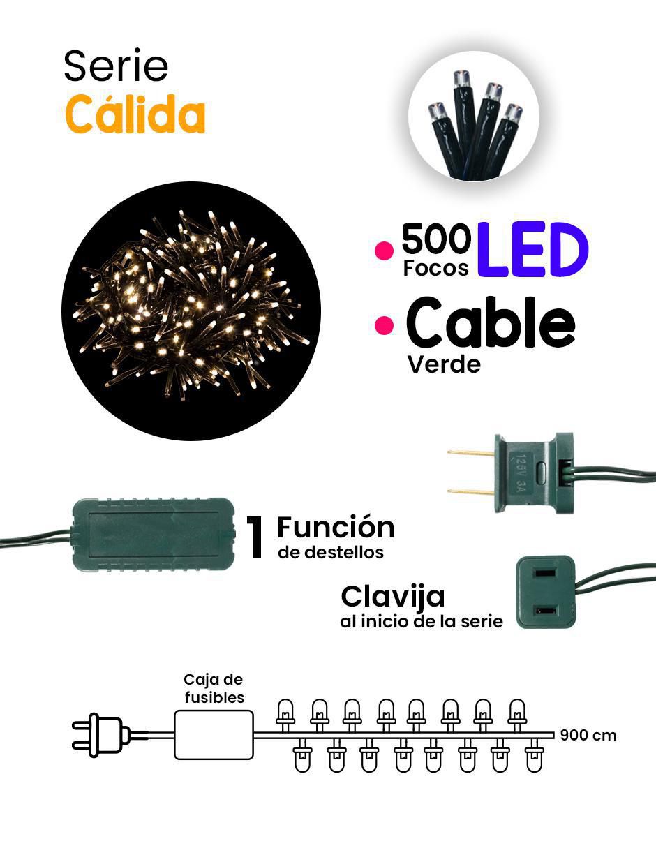 Serie LED L573070 con 500 focos 7