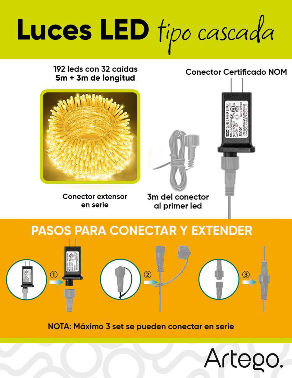 Serie LED con 200 focos 2