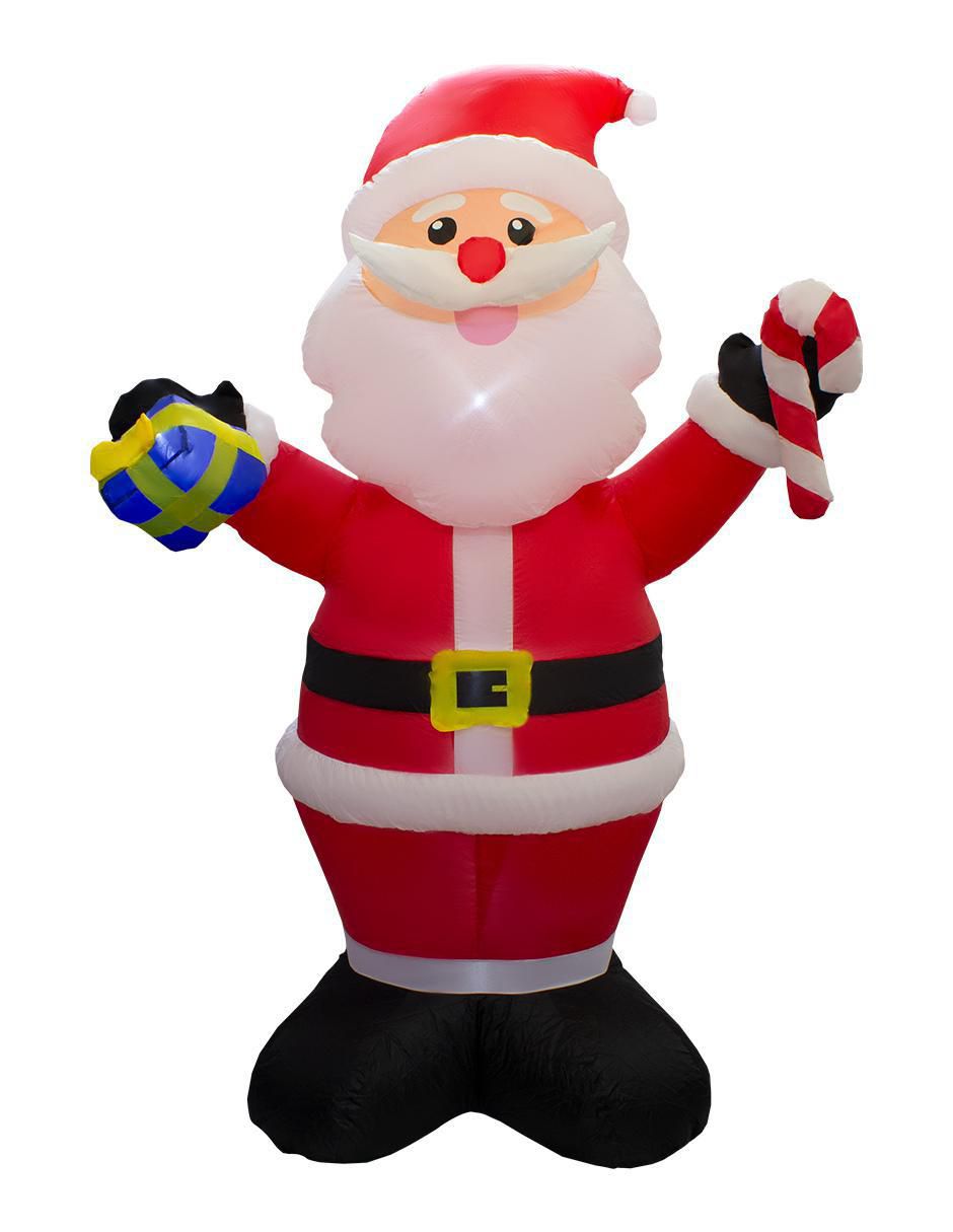 Inflable decorativo forma de santa claus