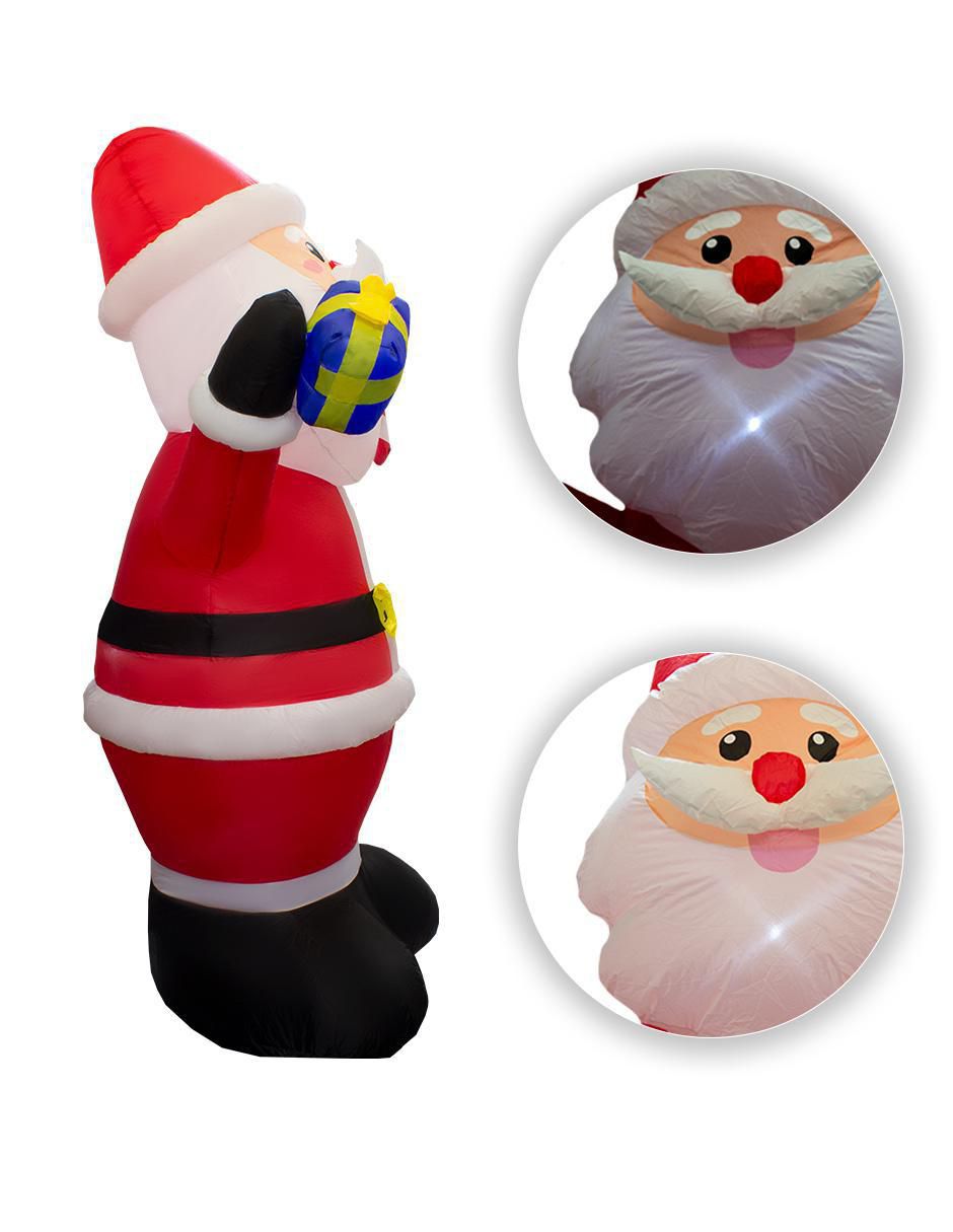 Inflable decorativo forma de santa claus 2