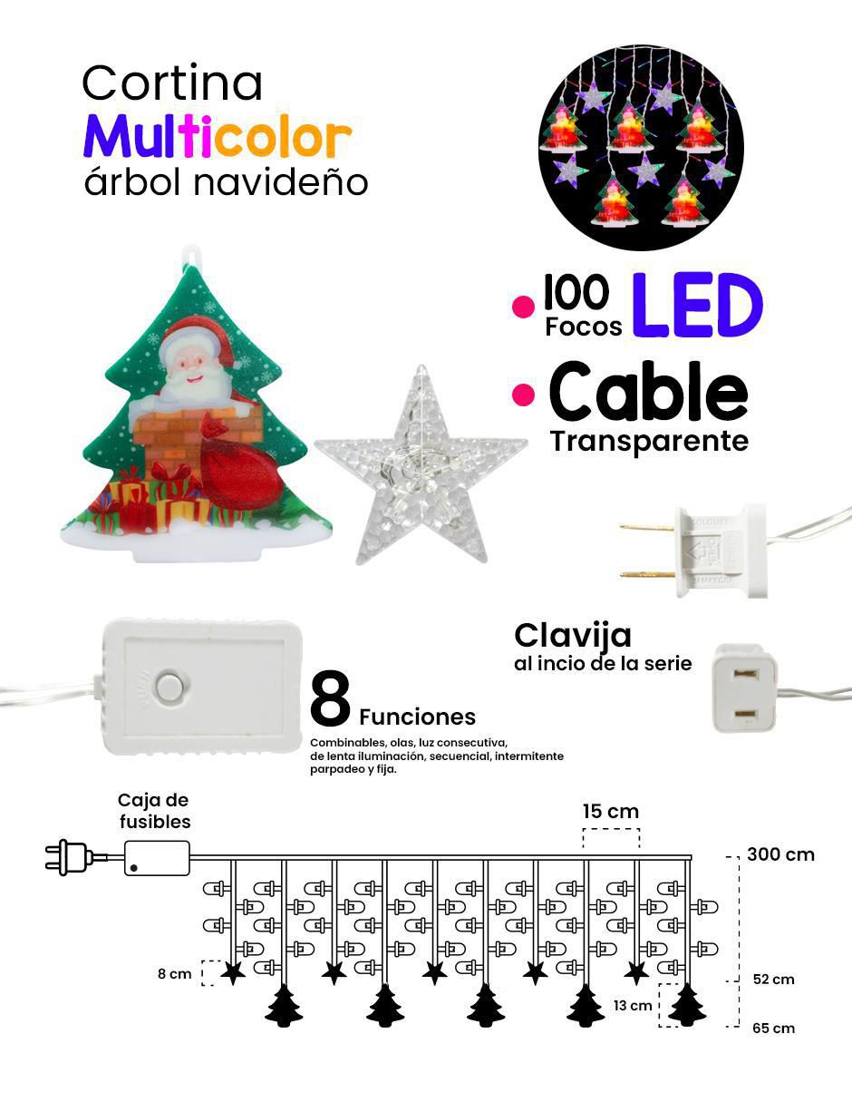 Serie LED L573159 con 100 focos 6