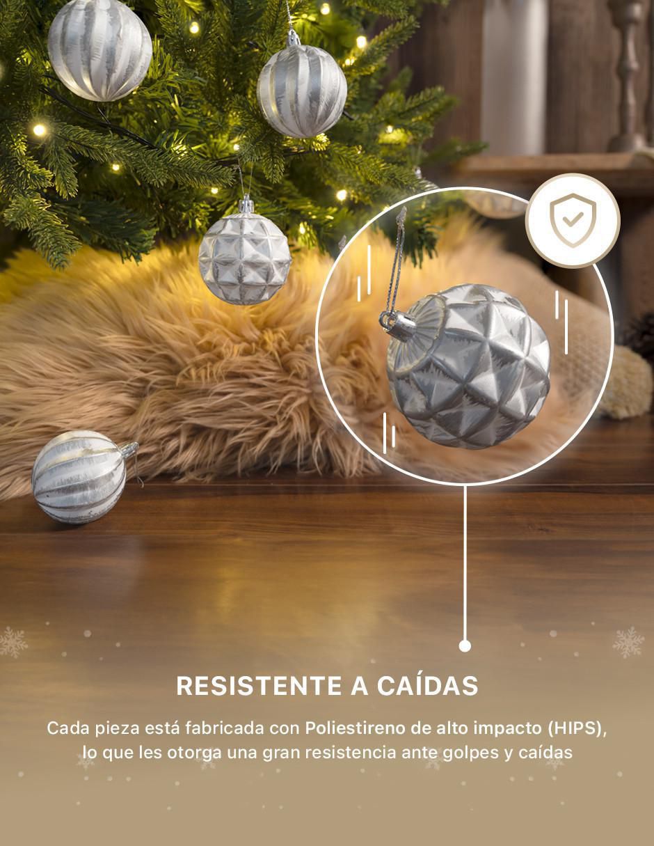 Esfera navideña Duotono con 6 piezas 5