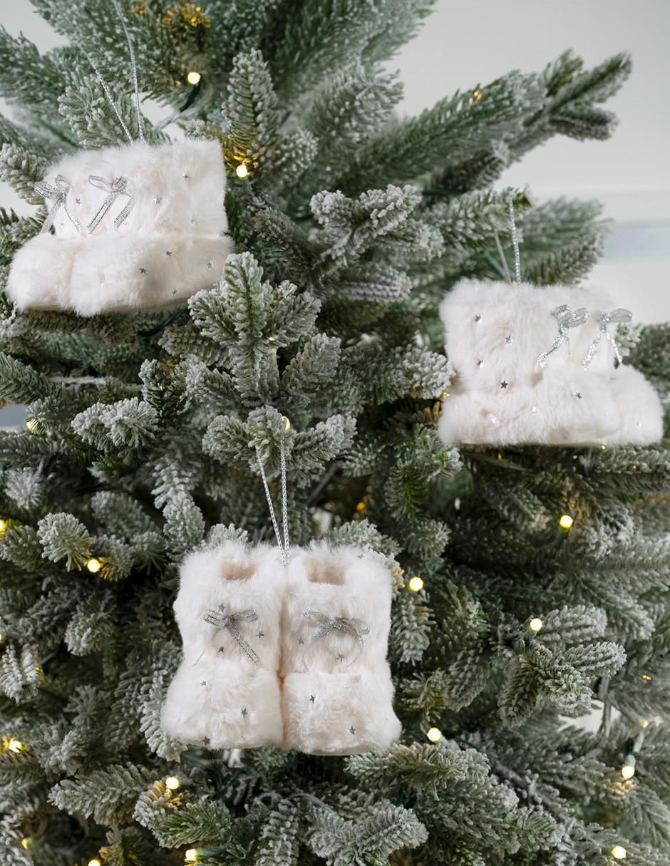 Ornamento navidad bota navideña 4