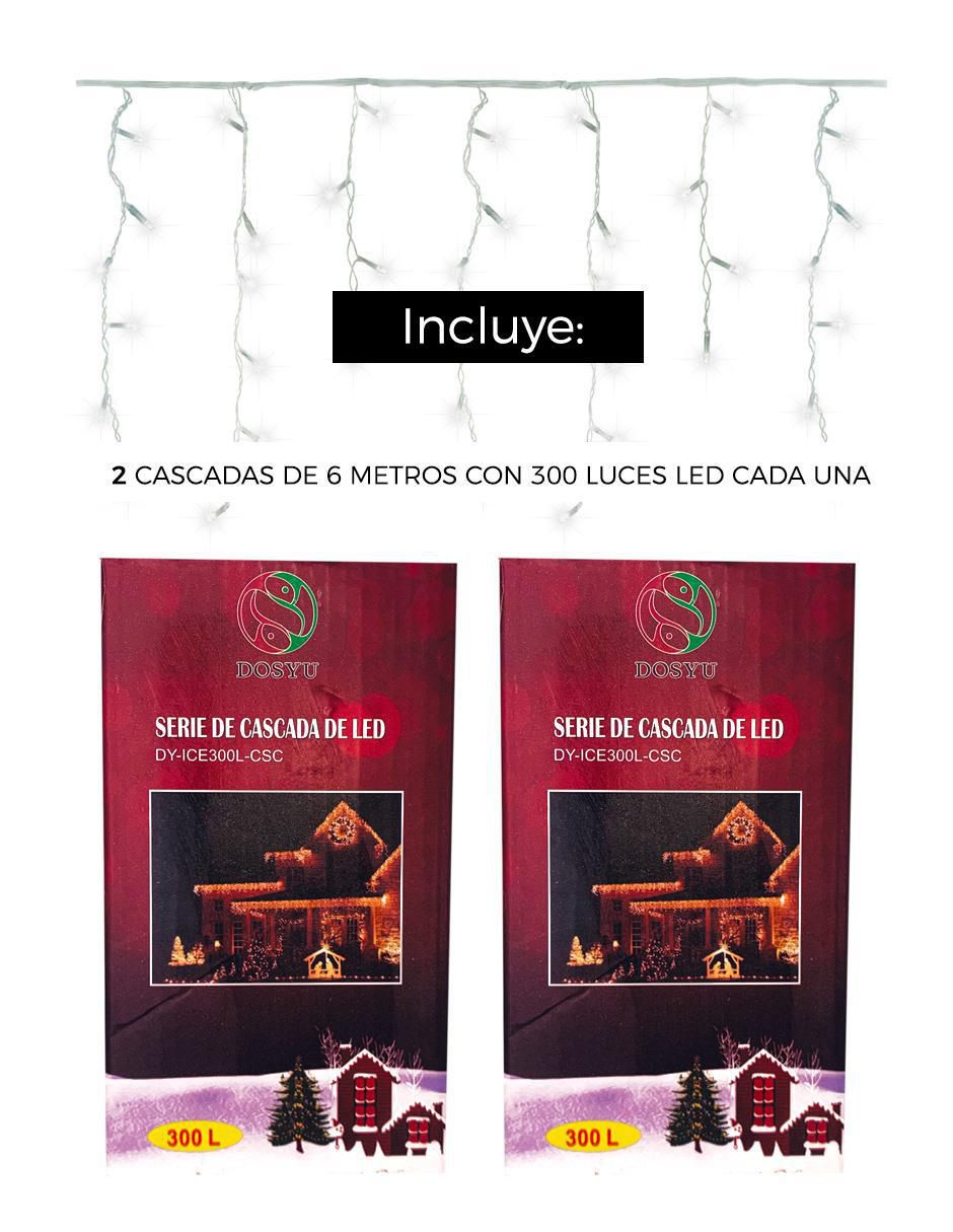 Set luces led con 300 focos 2