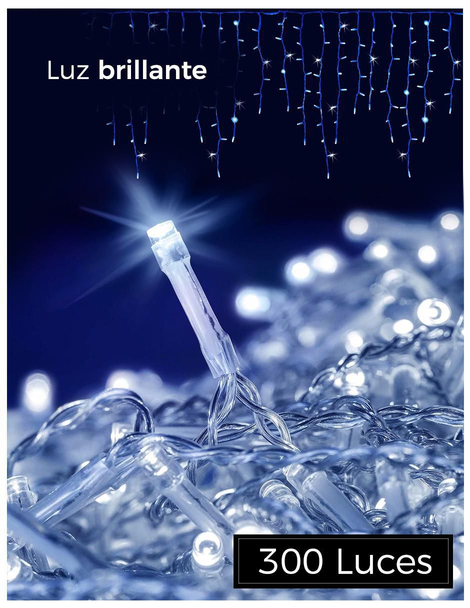 Set luces led con 300 focos 2