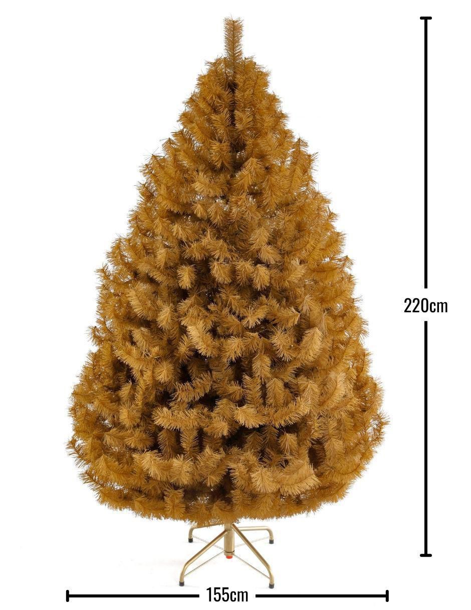 "árbol de navidad" naviplastic sierra "de" plástico "con" sin luces