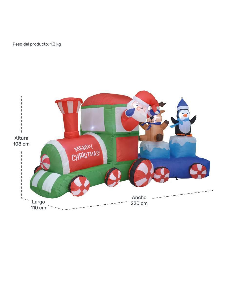 Inflable decorativo forma de vehículo navideño 7