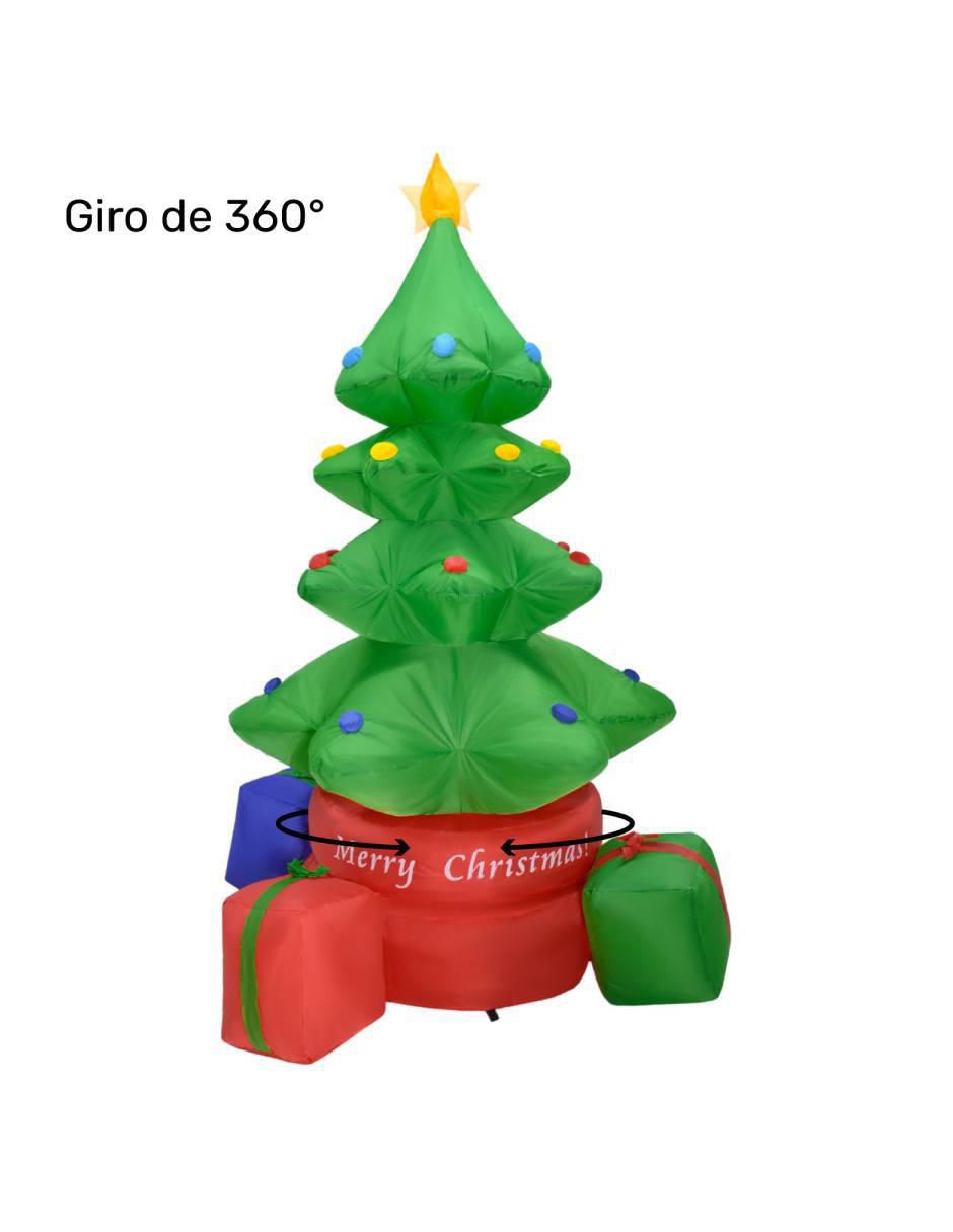 Inflable decorativo forma de árbol de navidad 4