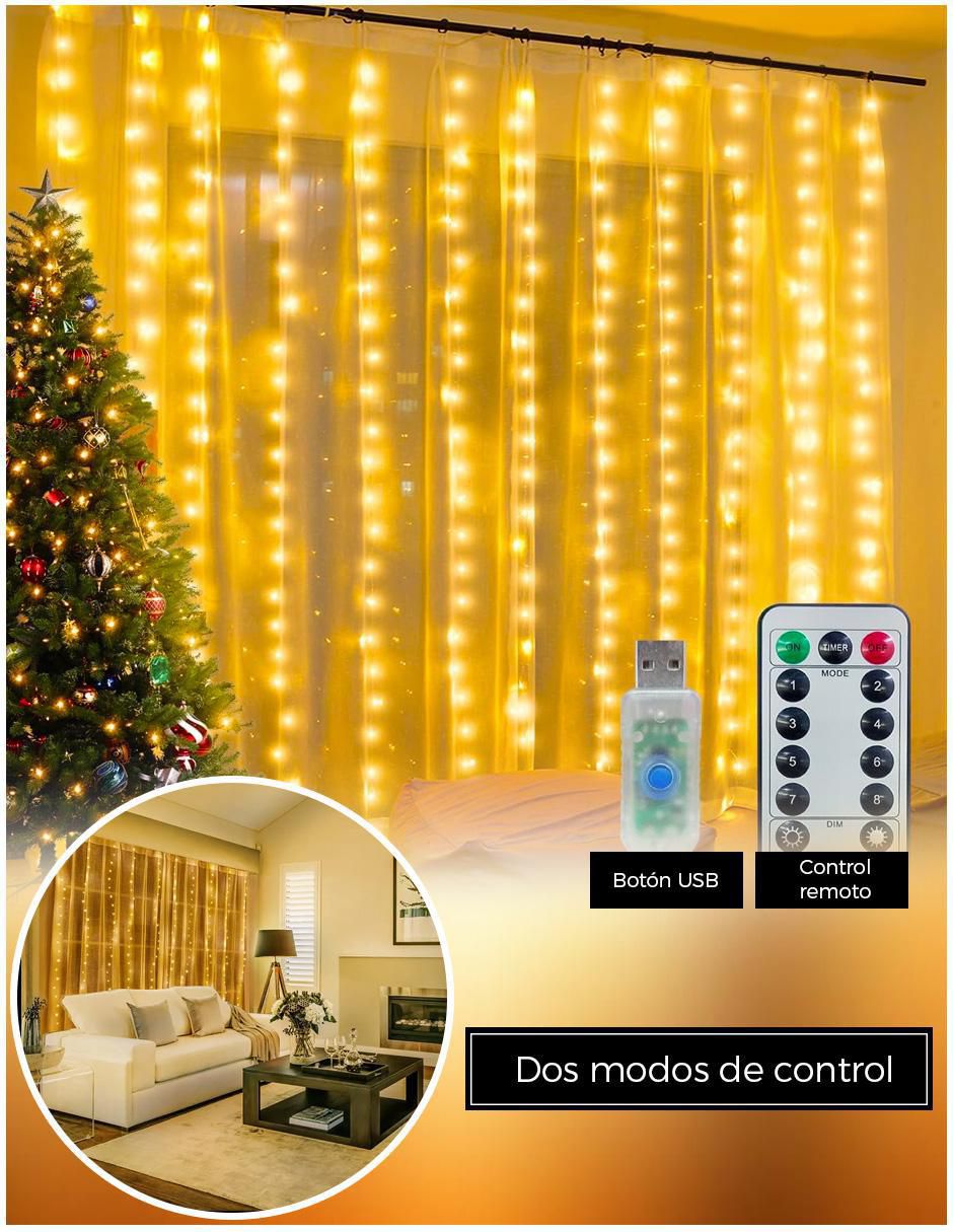 Set de luces LED con 1000 focos 2