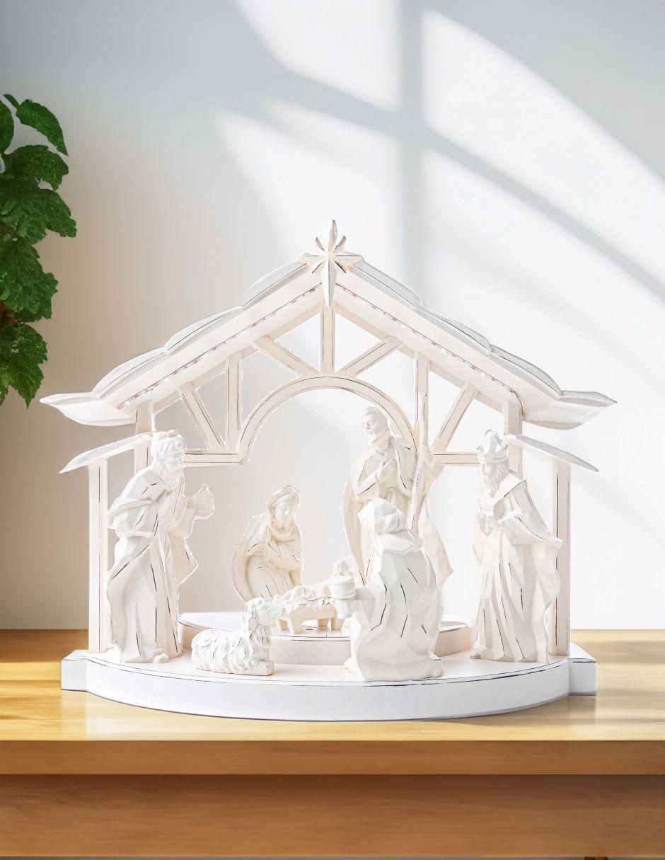 Nacimiento navideño de plástico 4