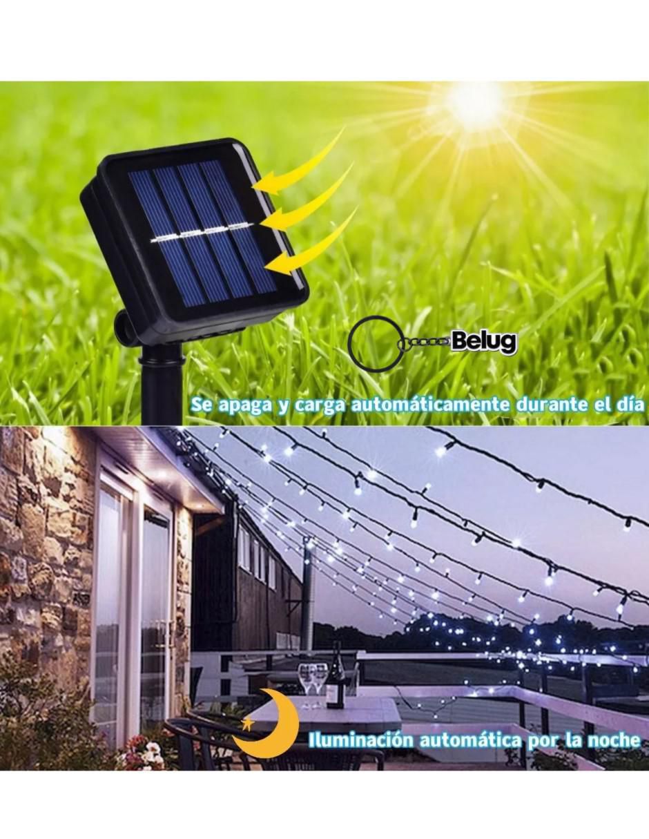 Set luces led con 100 focos 3