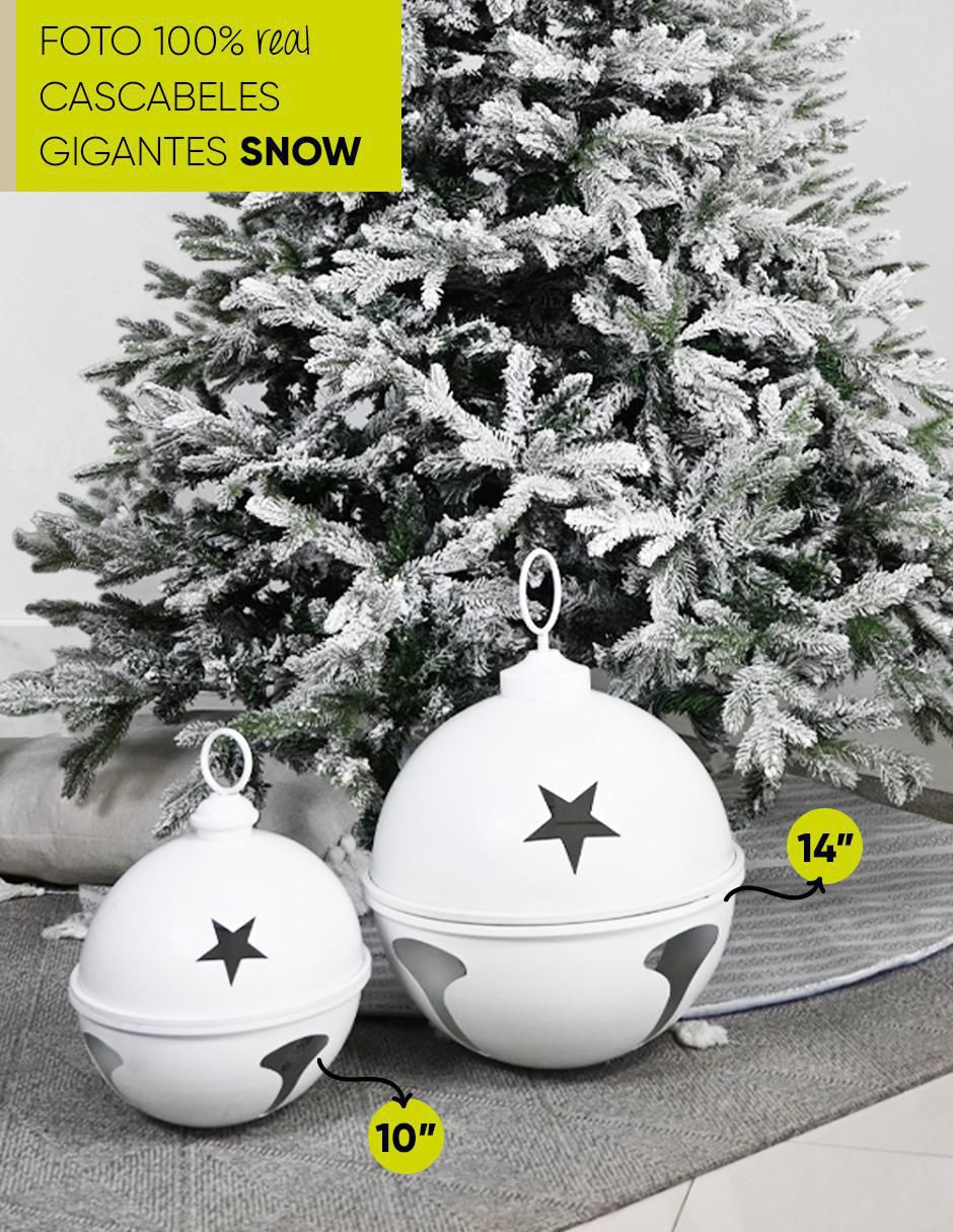 Pie de árbol Cascabeles navideños gigantes 2