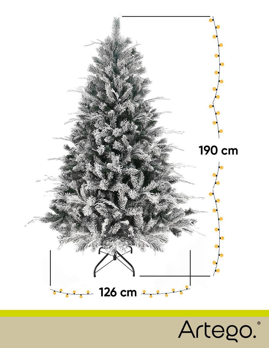 Árbol de navidad Norway 190 de plástico 8