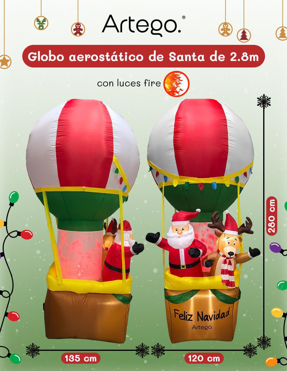 Inflable decorativo forma de globo 2