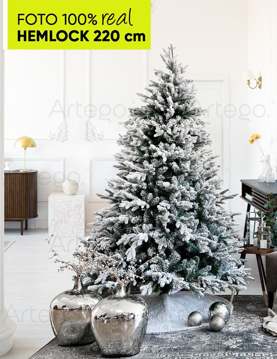 Árbol de navidad Hemlock 220 de plástico 2