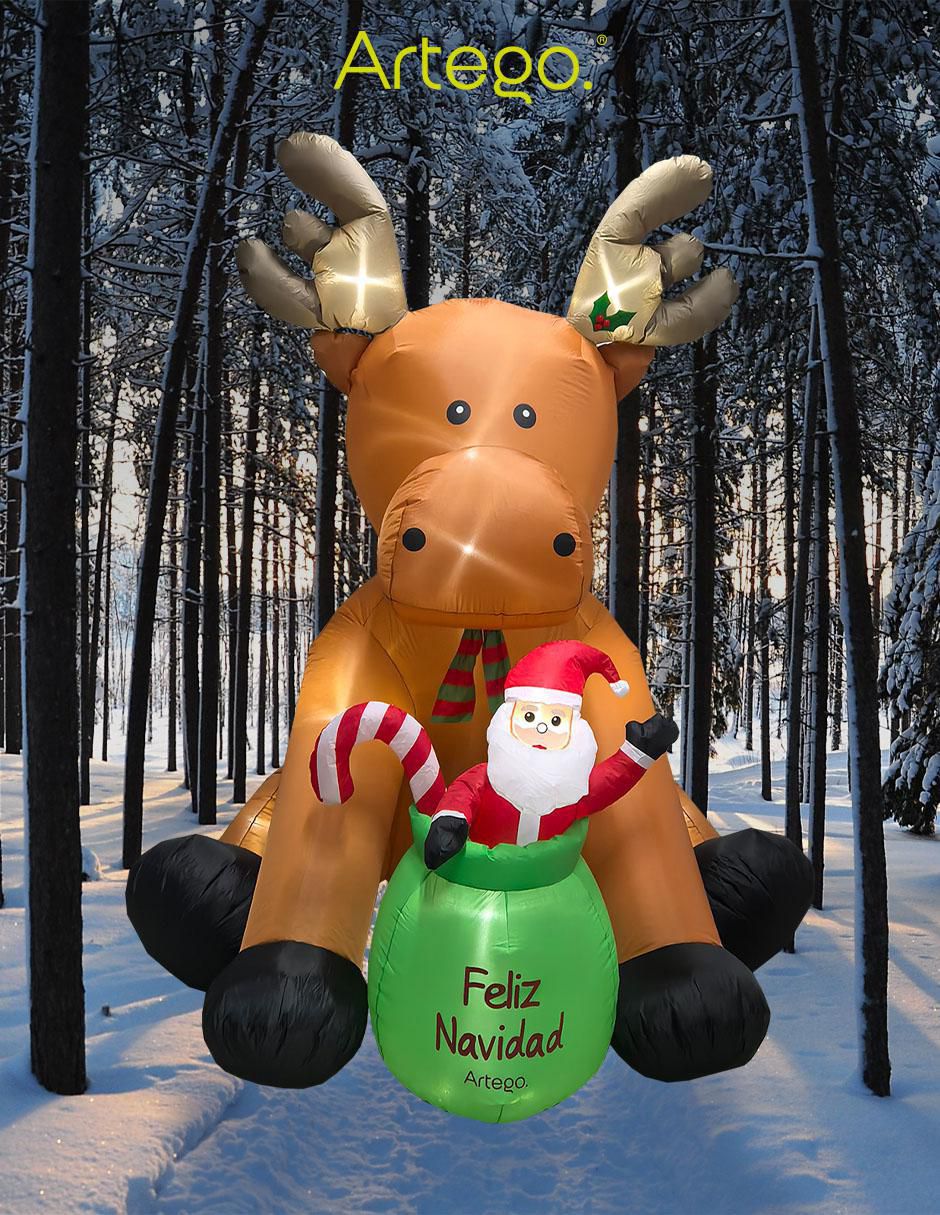 Inflable decorativo forma de venado 6