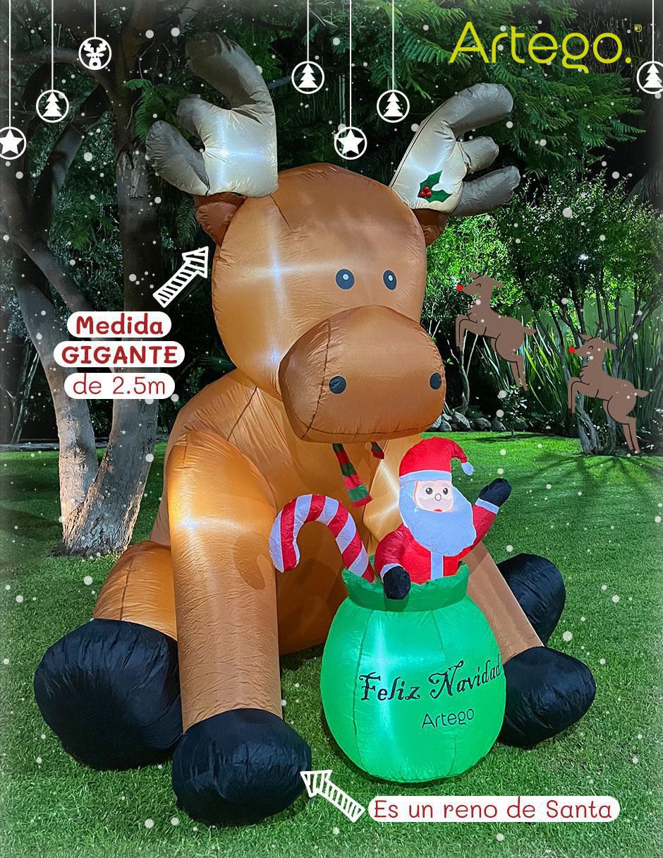 Inflable decorativo forma de venado 7