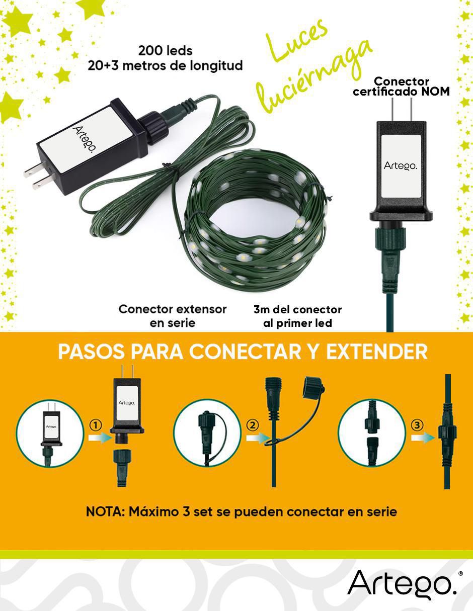 Serie LED ARLED-01-LUCIERNA con 200 focos 3