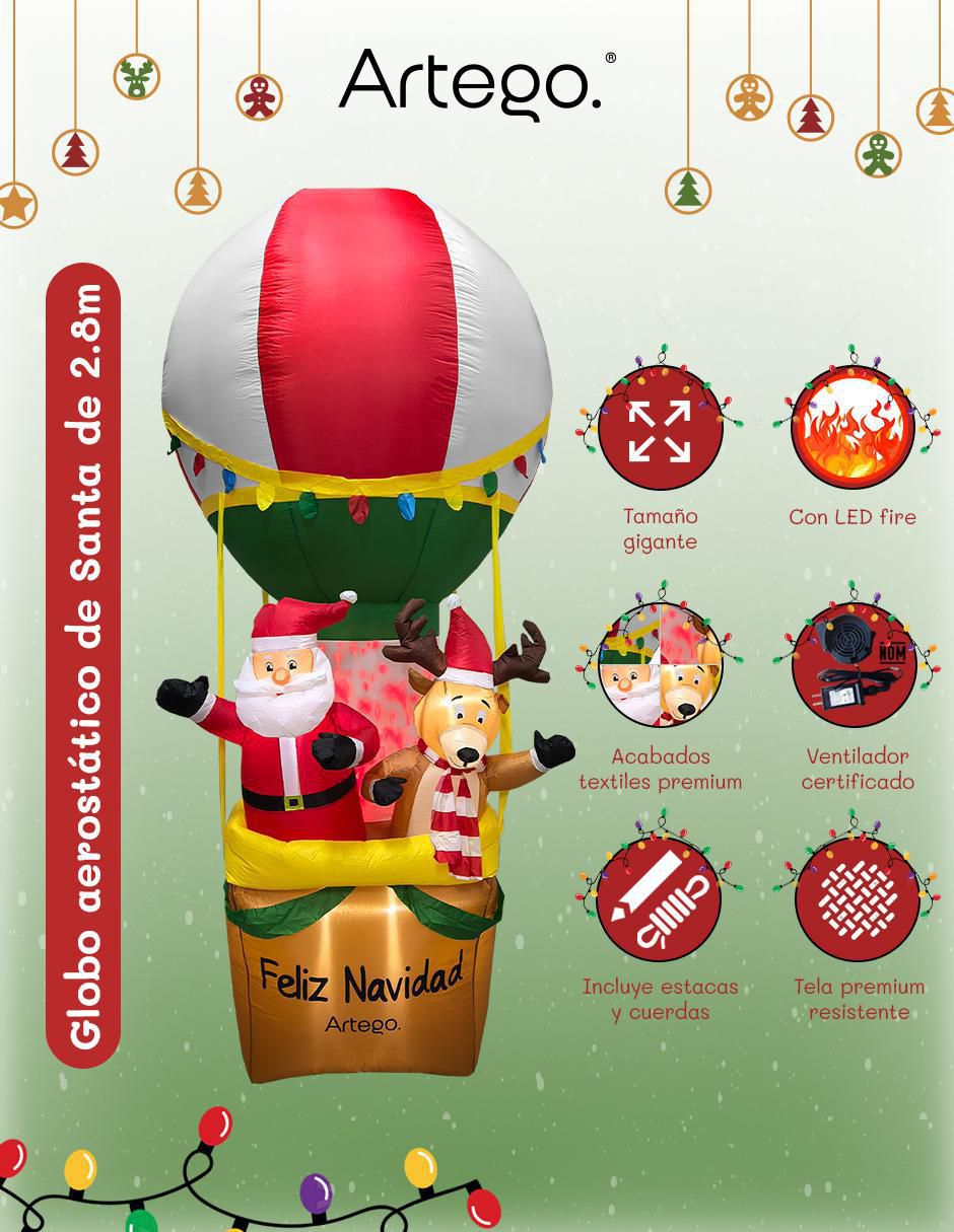 Inflable decorativo forma de globo 3