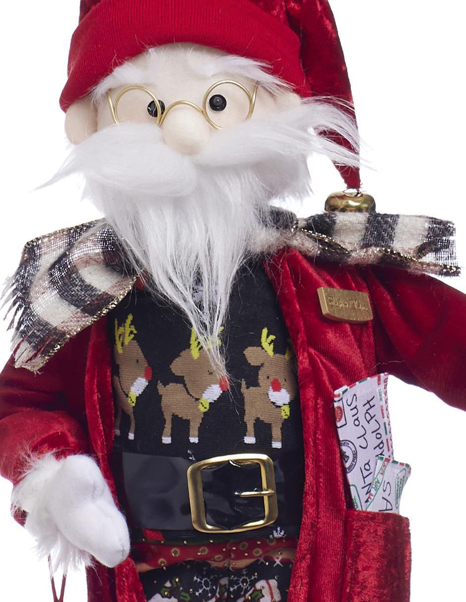 Ornamento navidad santa claus 3