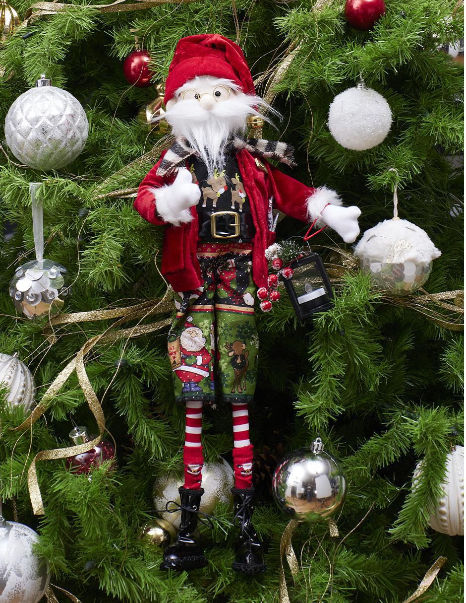 Ornamento navidad santa claus 4