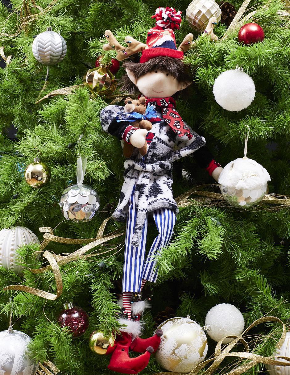 Ornamento navidad duende Merry Fashion 4
