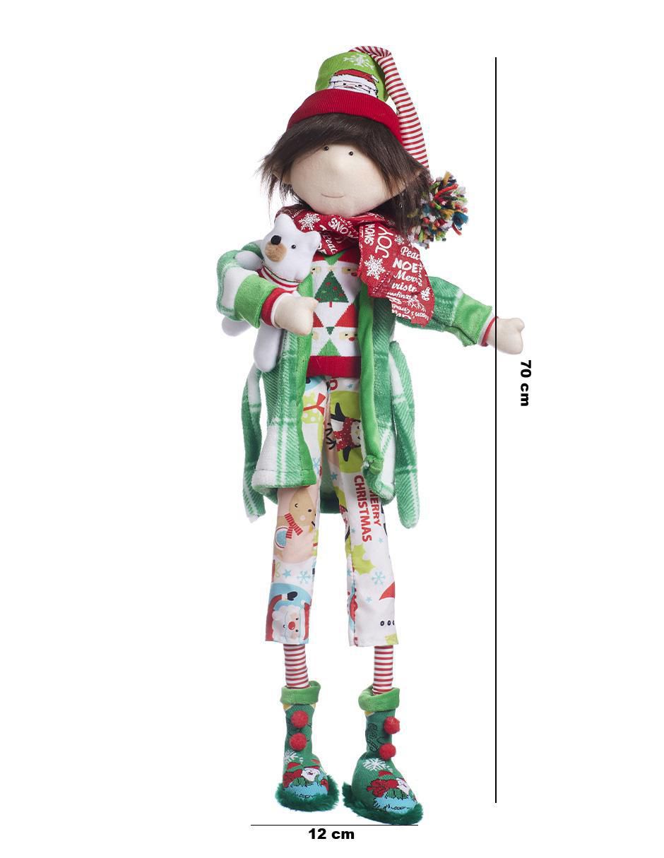 Ornamento navidad duende Merry Fashion 5