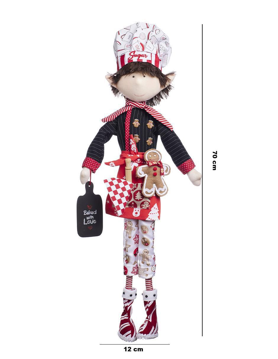 Ornamento navidad duende Merry Fashion 5