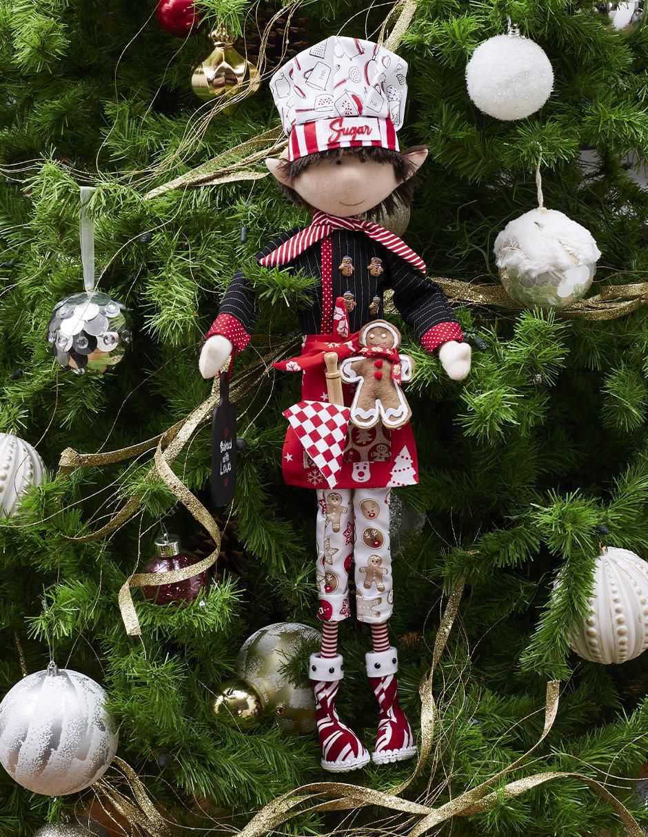 Ornamento navidad duende Merry Fashion 4