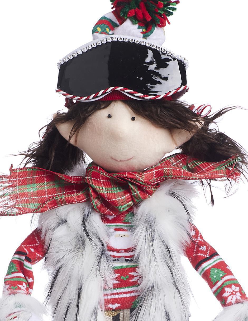 Ornamento navidad duende Xmas Ski 2