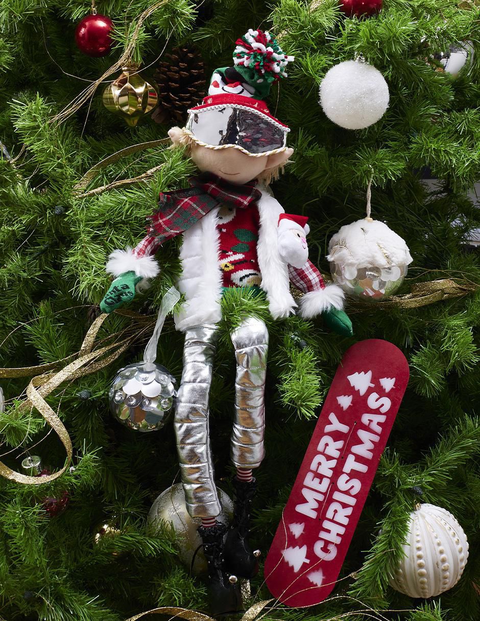 Ornamento navidad duende Merry Fashion 4