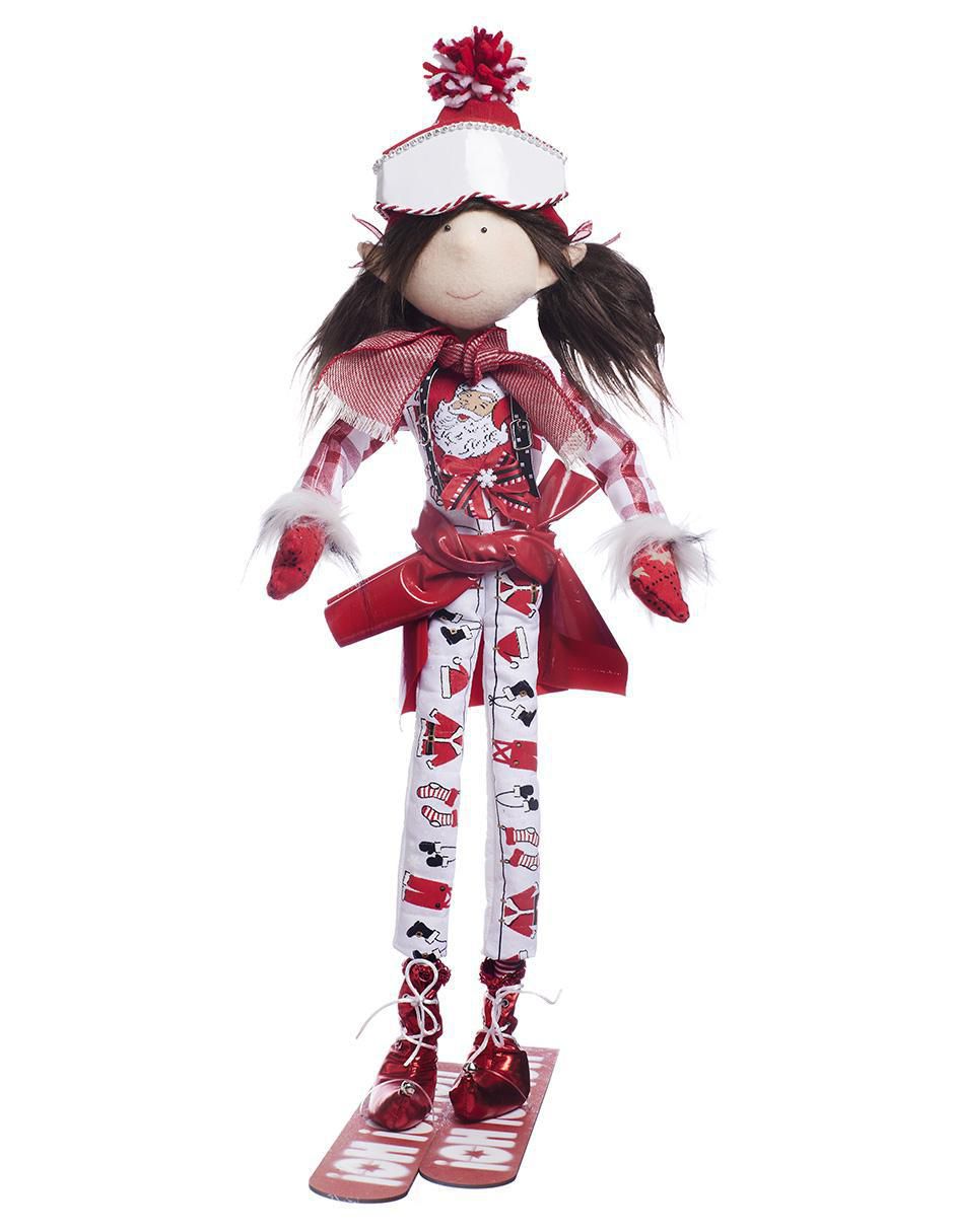 Ornamento navidad duende Xmas Ski