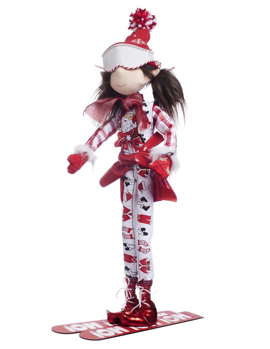 Ornamento navidad duende Xmas Ski 4
