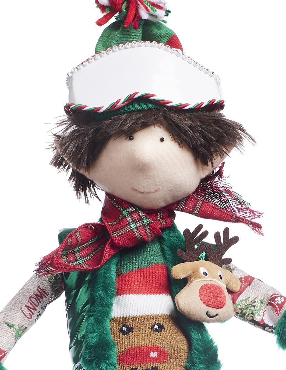 Ornamento navidad duende Xmas Ski 3
