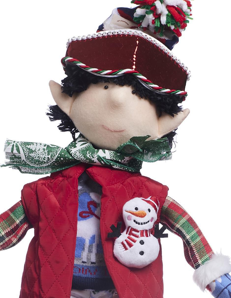 Ornamento navidad duende Xmas Ski 2