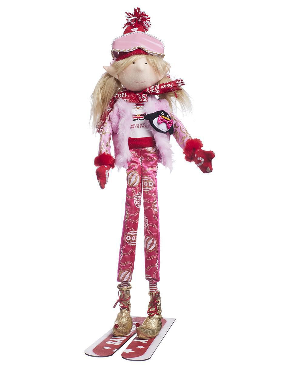 Ornamento navidad duende Xmas Ski
