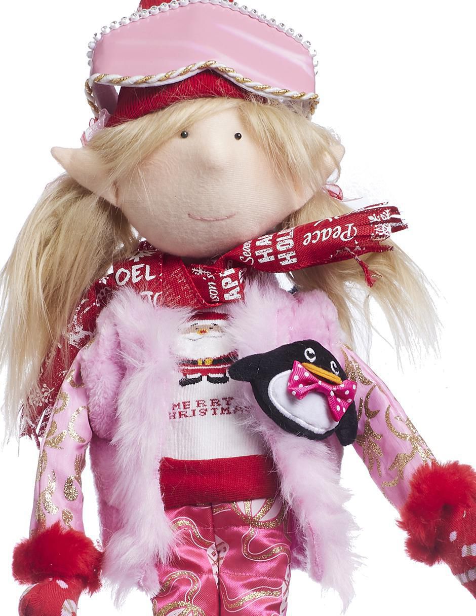 Ornamento navidad duende Xmas Ski 2