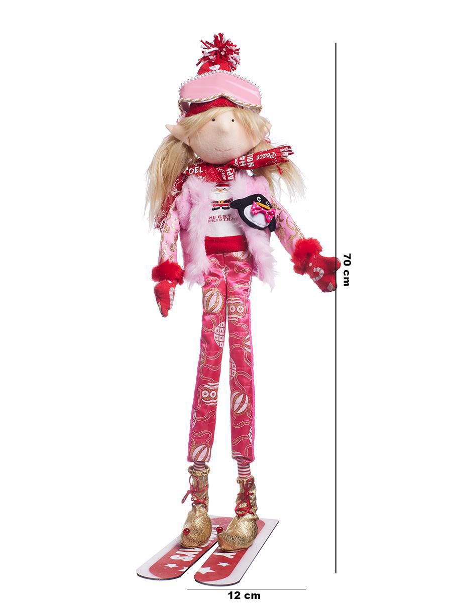 Ornamento navidad duende Xmas Ski 4