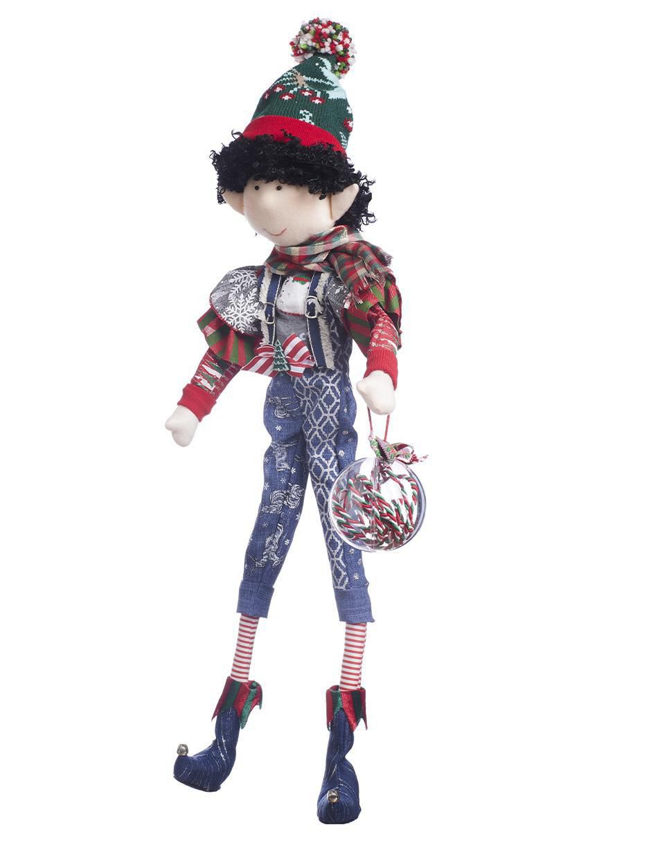 Ornamento navidad duende Merry Fashion 4