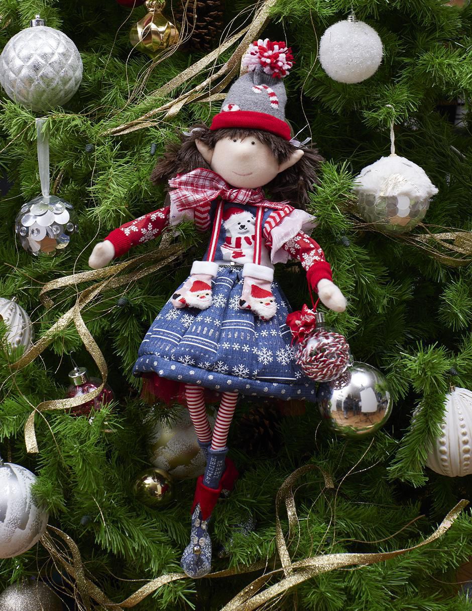 Ornamento navidad duende Merry Fashion 2